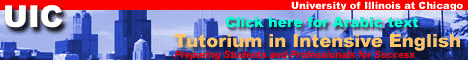 Tutorium in Intensive English at the University of Illinois at Chicago