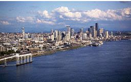 Seattle, WA - View from airplane